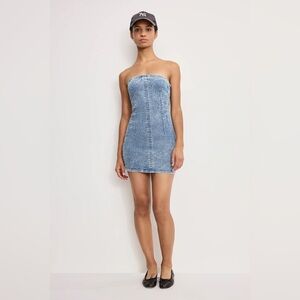 Good American - Crystal Strapless Mini Dress